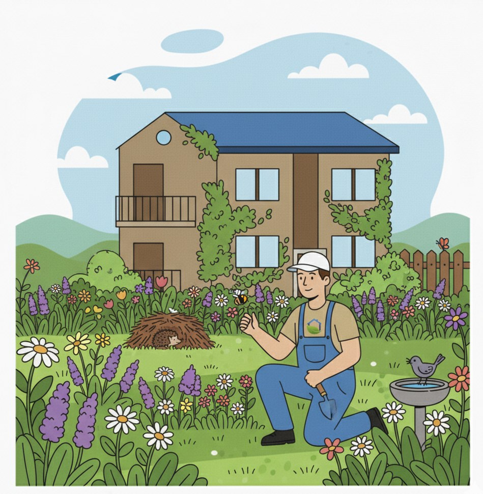 Naturnahe Gartenpflege